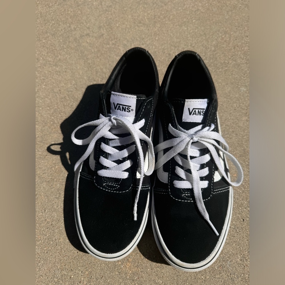 Vans Canvas Old Skool Black & White Shoes